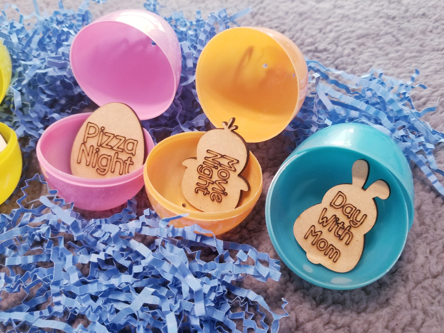 Easter Egg Tokens 30ct with Gift Bag | Real Wood
