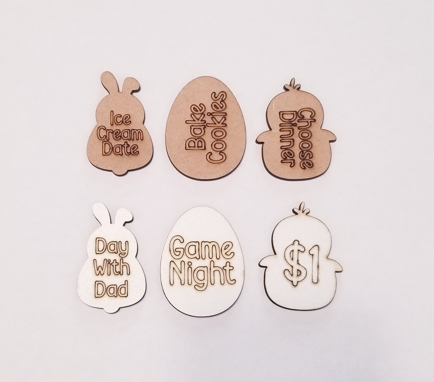 Easter Egg Tokens 30ct with Gift Bag | Real Wood