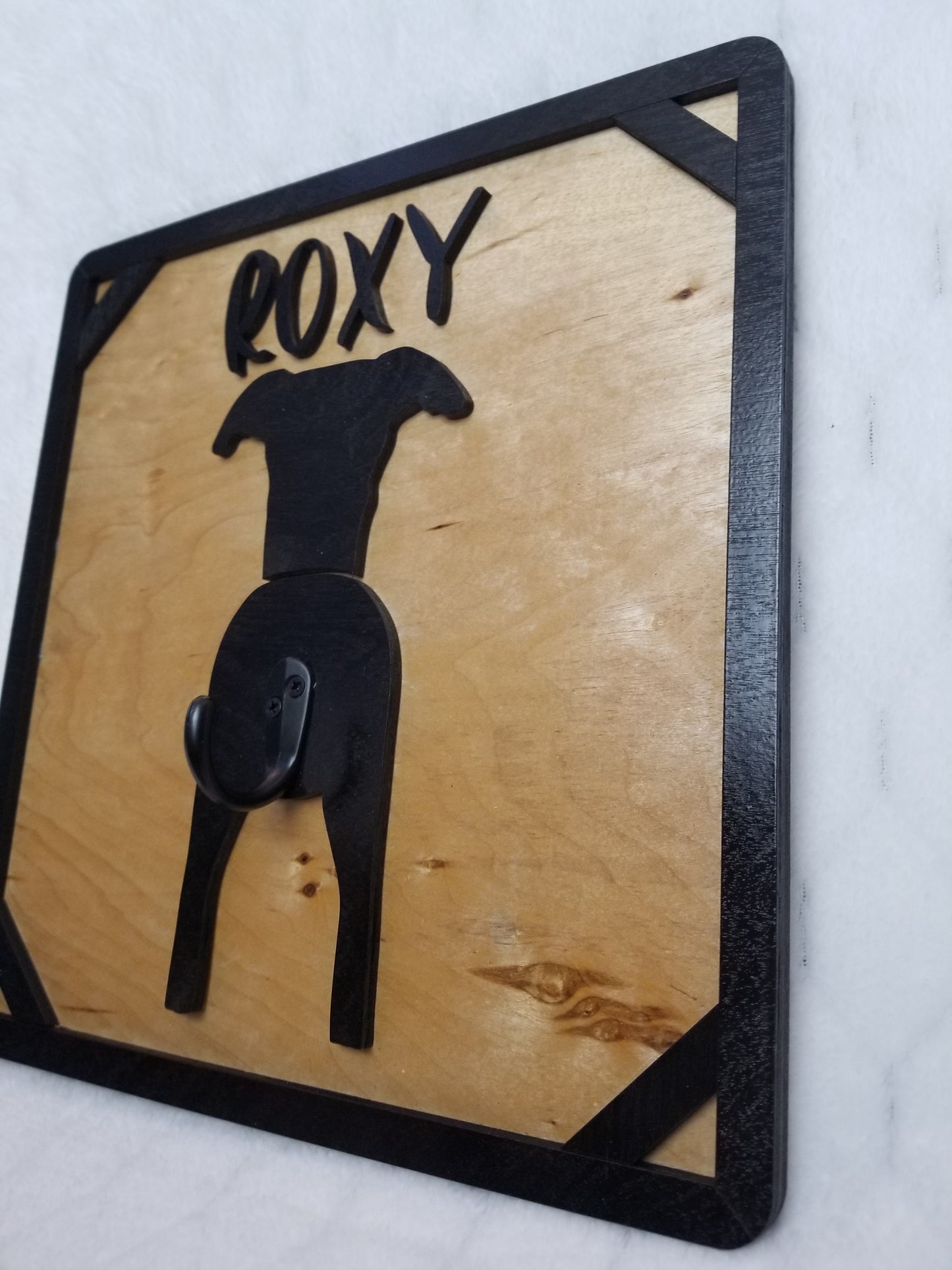 Personalized Dog Leash Hanger | 1-4 Dogs | 40 Breeds | Perfect for any dog lover!