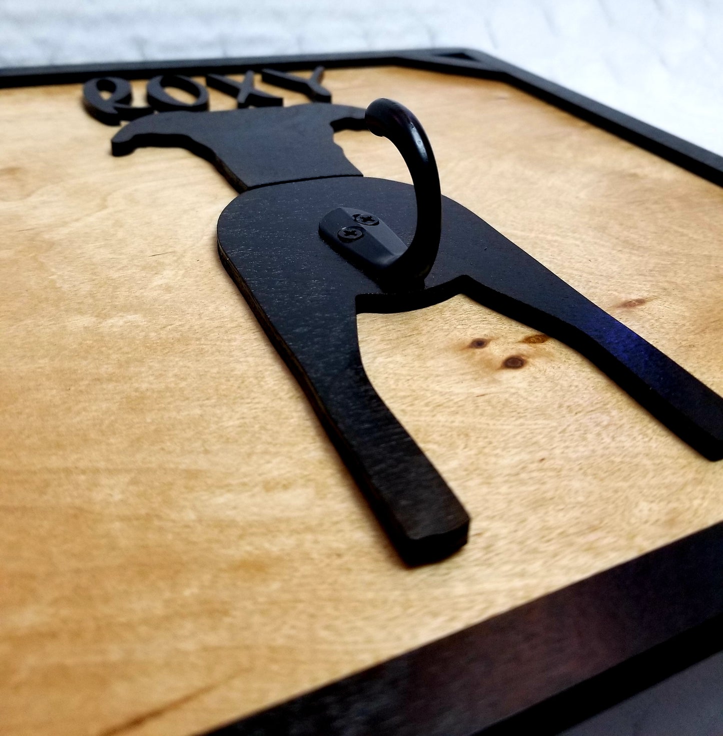 Personalized Dog Leash Hanger | 1-4 Dogs | 40 Breeds | Perfect for any dog lover!