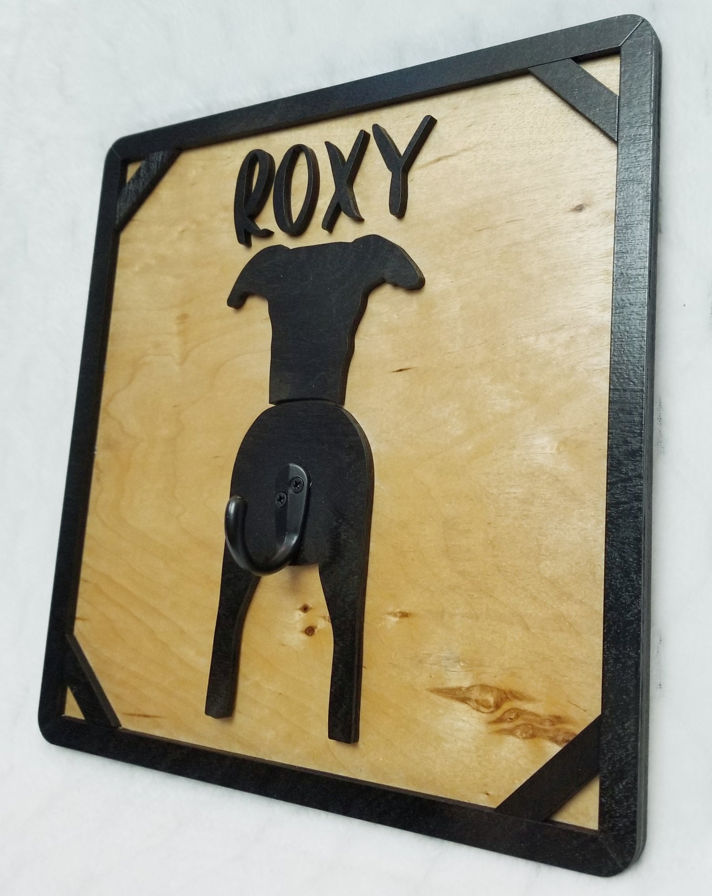 Personalized Dog Leash Hanger | 1-4 Dogs | 40 Breeds | Perfect for any dog lover!