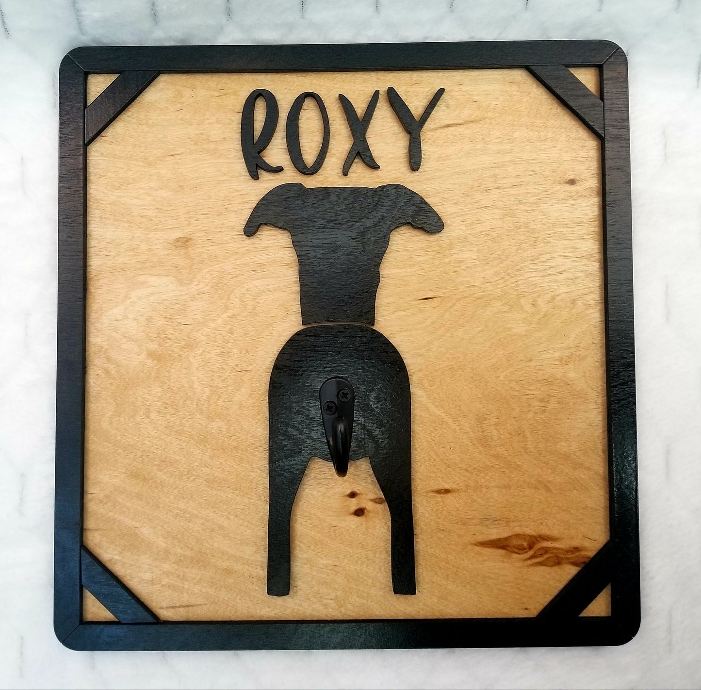 Personalized Dog Leash Hanger | 1-4 Dogs | 40 Breeds | Perfect for any dog lover!