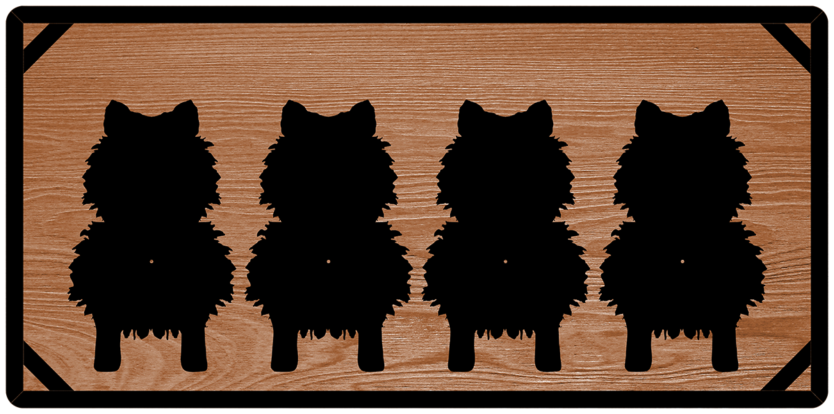 Personalized Dog Leash Hanger | 1-4 Dogs | 40 Breeds | Perfect for any dog lover!