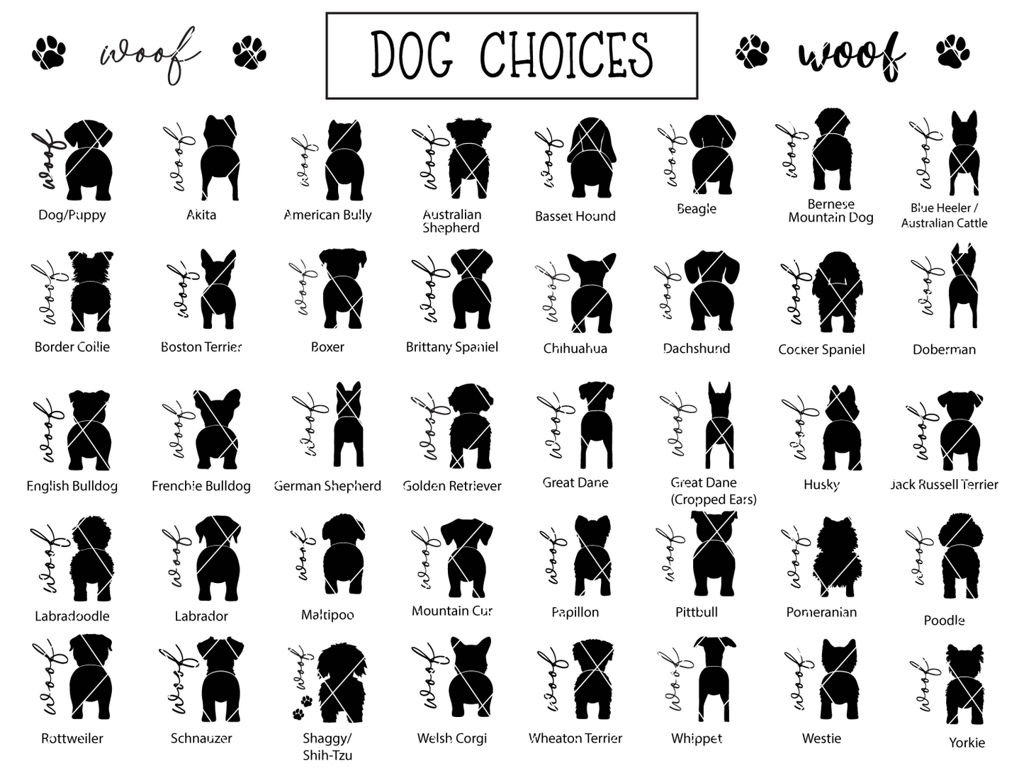 Personalized Dog Leash Hanger | 1-4 Dogs | 40 Breeds | Perfect for any dog lover!