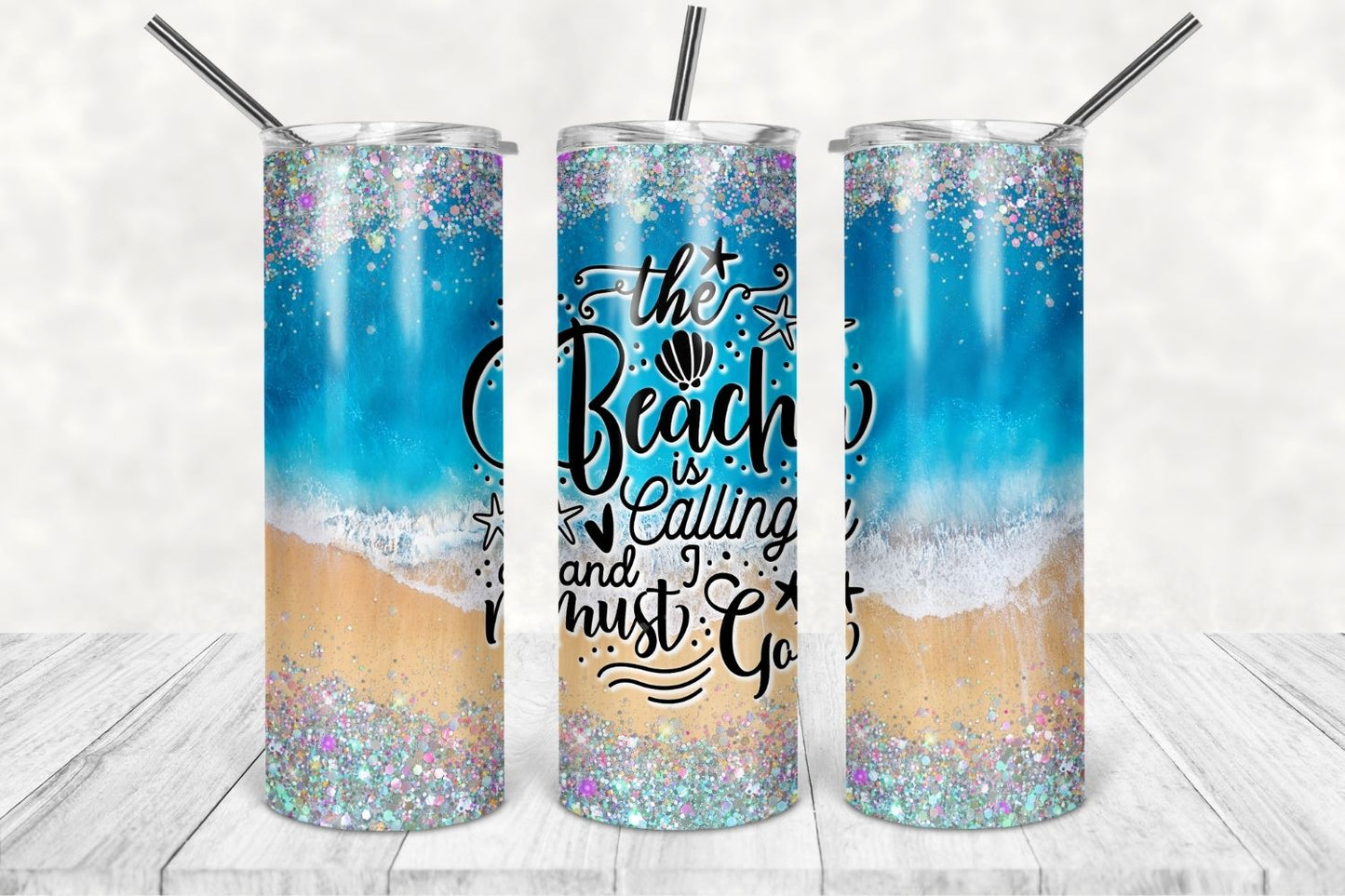 Beach Is Calling Tumbler