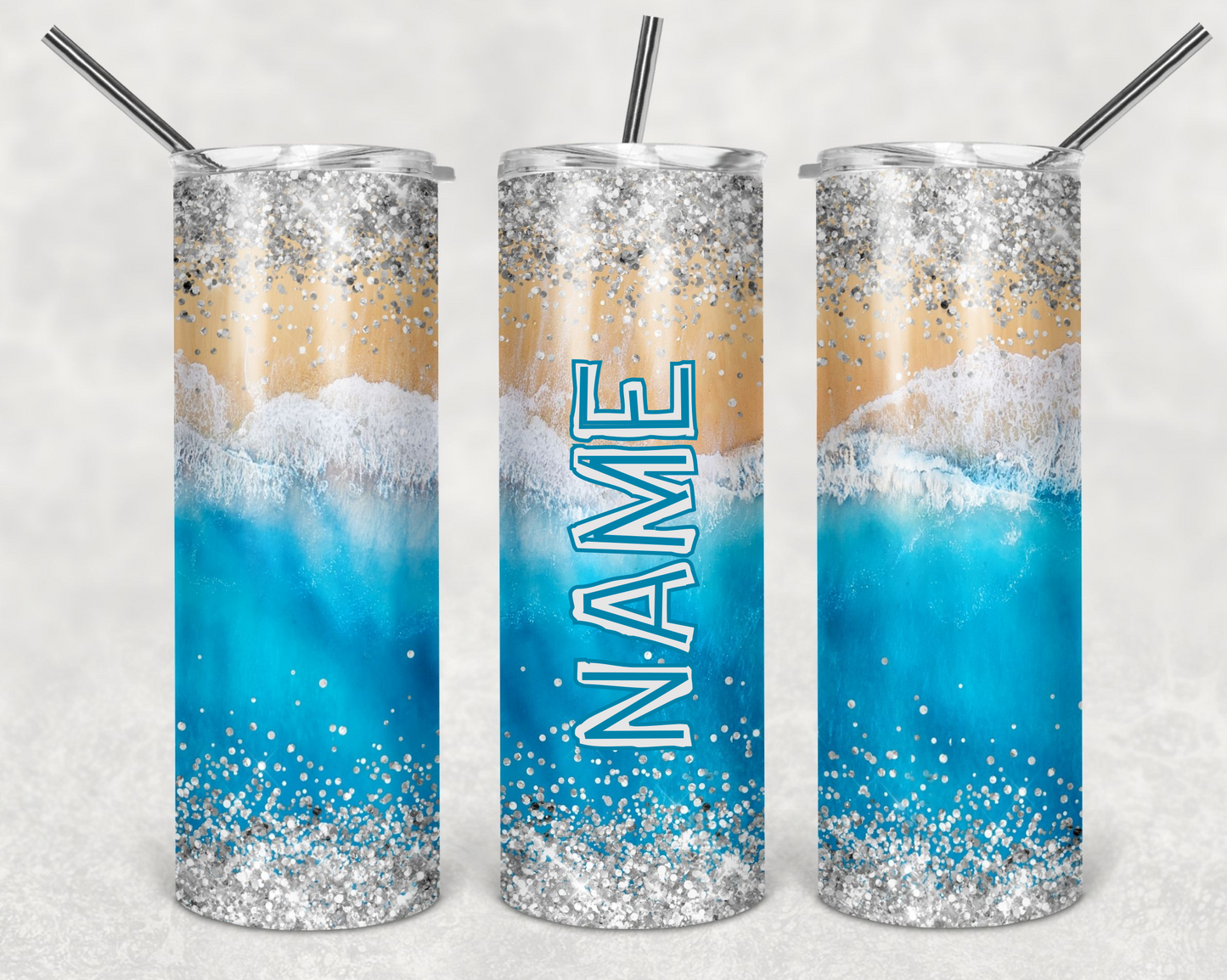 Custom Personalized Beach Tumbler 2