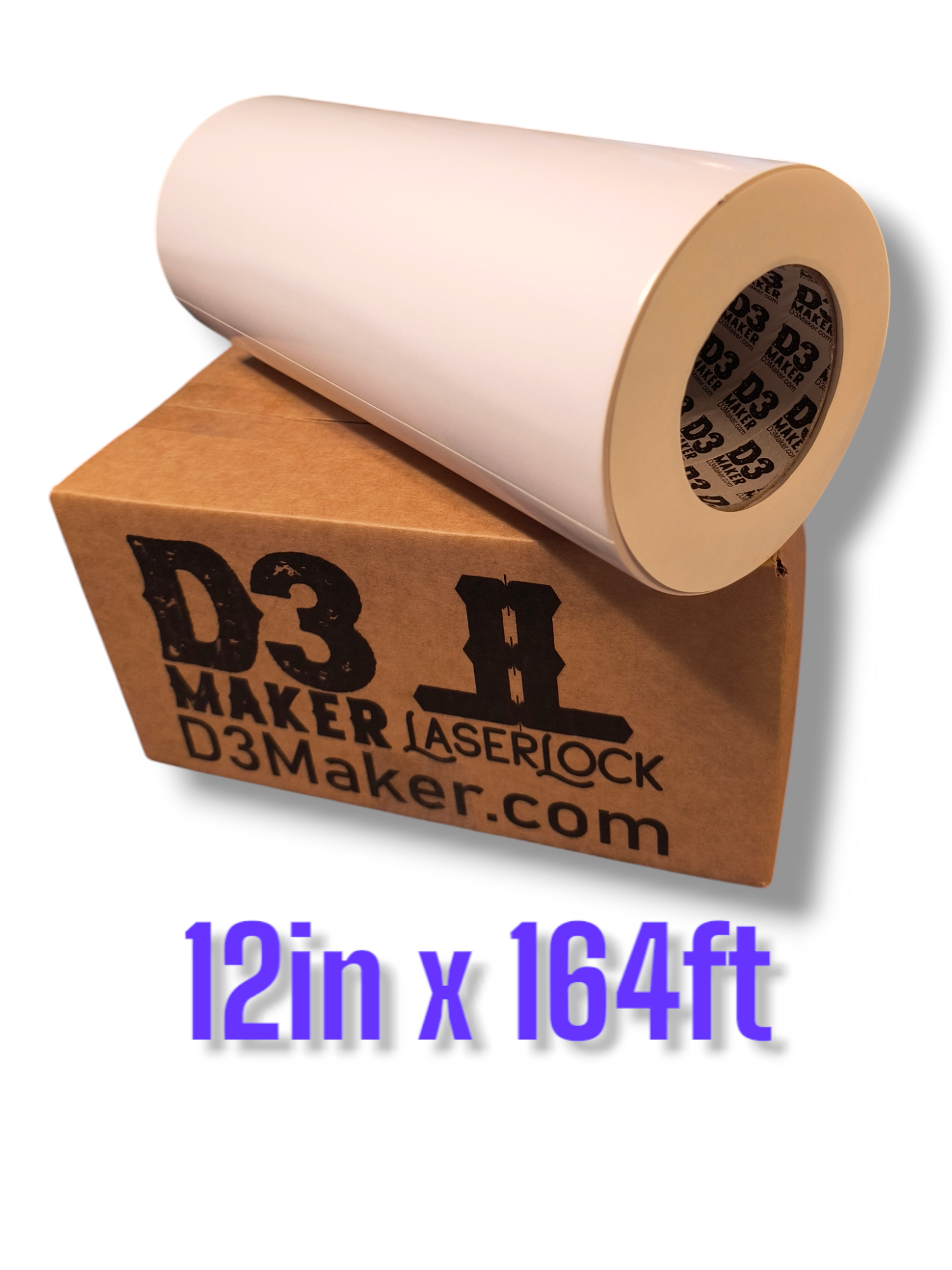 Laserlock LaserLock Double Sided Tape - 4in or 12in Wide x 164ft. Long (similar ...