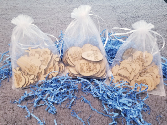 Easter Egg Tokens 30ct with Gift Bag | Real Wood